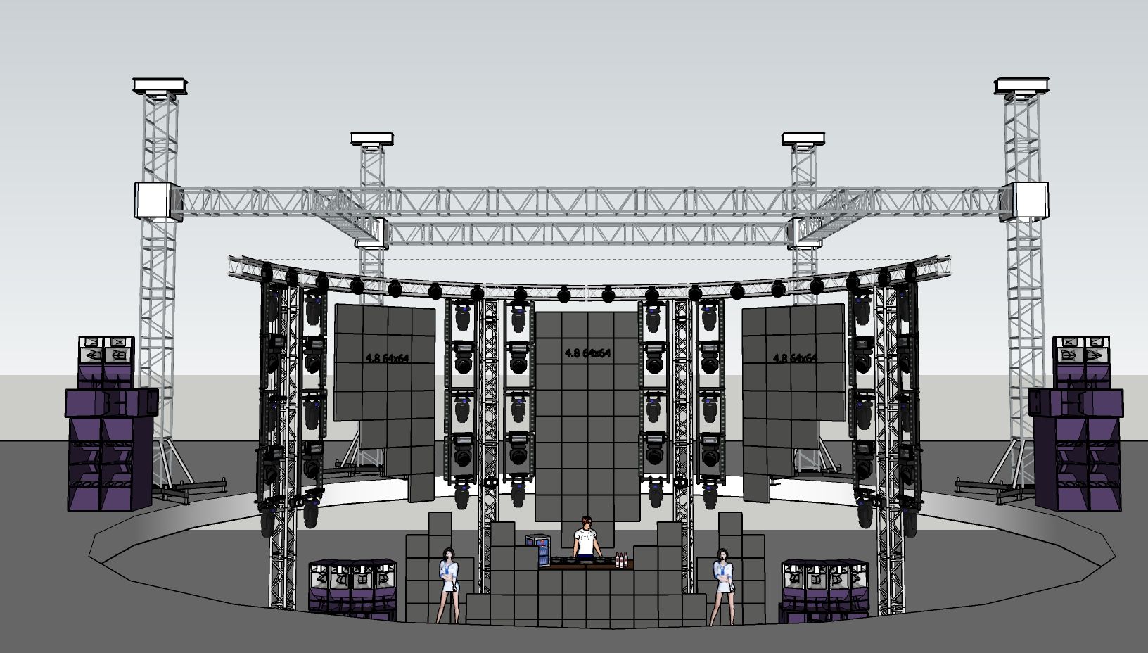 3d stage designs for concerts