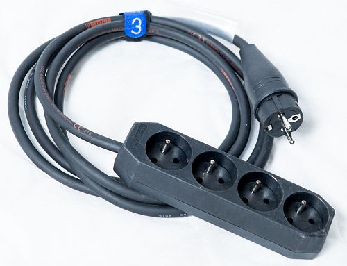 230V/16A 4 socket extension