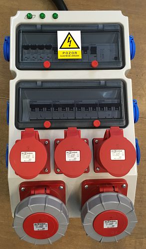 POWER DISTRIBUTION 63A - 2x63A + 3x32A + 6x230V
